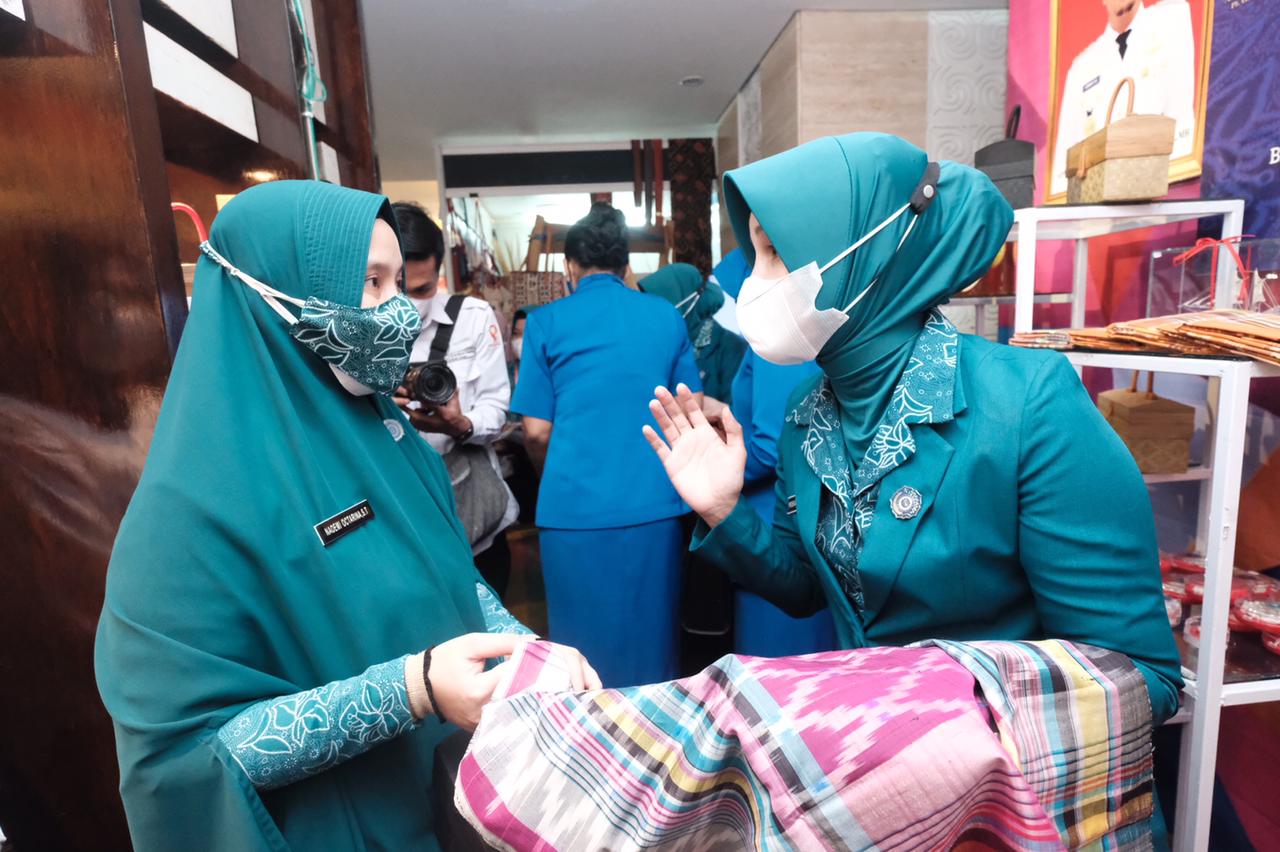 Priska Adnan Perkenalkan Produk UMKM Gowa di HKG Sulsel 